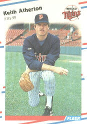 1988 Fleer Baseball Cards      001      Keith Atherton